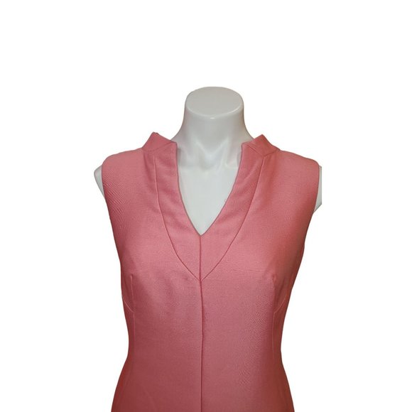Vintage 1960's Jackie O' Inspired Bubble Gum Pink Sheath Dress by Best & CO - Picture 3 of 10